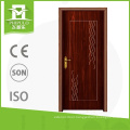 Corrosion protetion interior pvc decorative wood door with main gate design from china